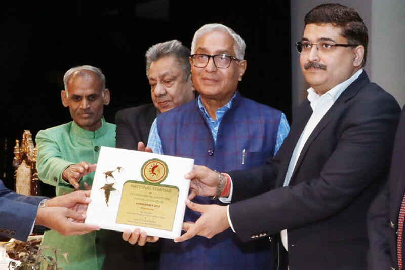 Shri Ramit Sharma (IPS) with Suresh Jain at TMU